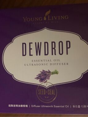 Young Living Dewdrop Diffuser Manual with White Pages